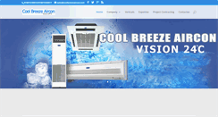 Desktop Screenshot of coolbreezeaircon.com